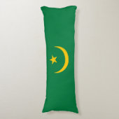 De oude vlag van Mauritanië Lichaamskussen (Voorkant Verticaal)