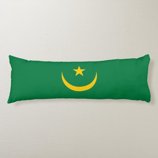 De oude vlag van Mauritanië Lichaamskussen (Voorkant)