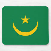 De oude vlag van Mauritanië Muismat (Voorkant)