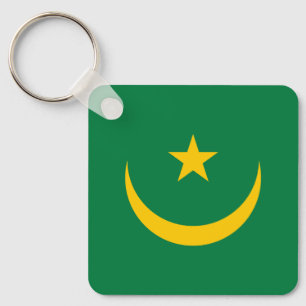 De oude vlag van Mauritanië Sleutelhanger