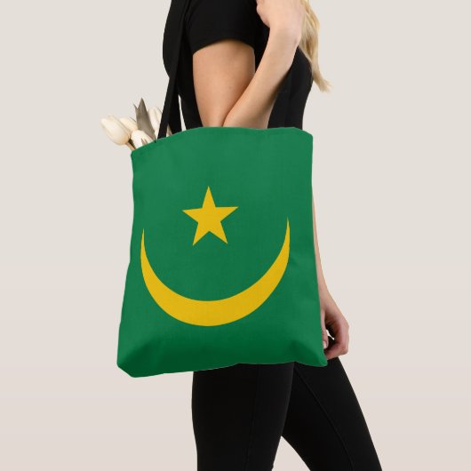 De oude vlag van Mauritanië Tote Bag (Dichtbij)