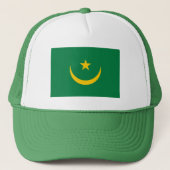 De oude vlag van Mauritanië Trucker Pet (Voorkant)
