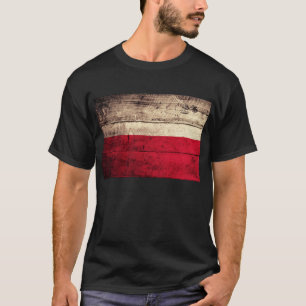 de oude vlag van Wooden Poland; T-shirt