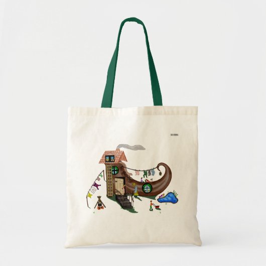 De oude vrouw in de schoenen tote bag (Voorkant)