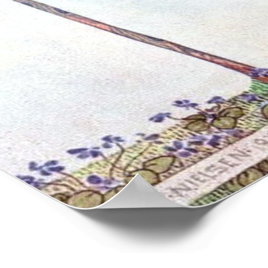 De oude vrouw van Kay Nielsen Poster (Hoek)