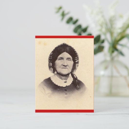 De oude vrouwenkaart briefkaart (Staand voorkant)