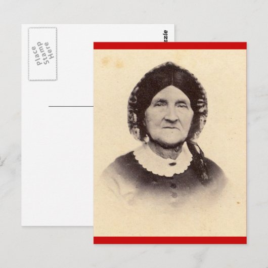 De oude vrouwenkaart briefkaart (Voorkant / Achterkant)
