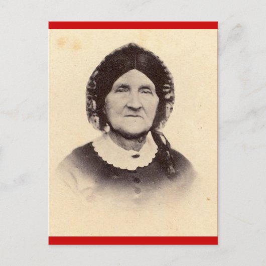 De oude vrouwenkaart briefkaart (Voorkant)