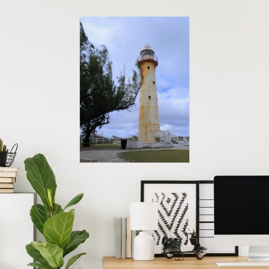 De oude vuurtoren poster (Thuiskantoor)