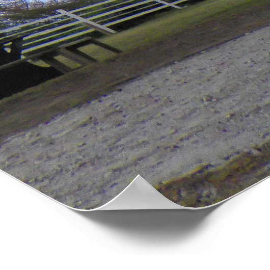 De oude vuurtoren poster (Hoek)