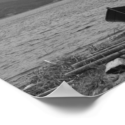 De oude Wooden Boat Poster (Hoek)