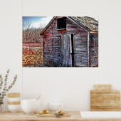 DE OUDE WOODEN SHED POSTER (Keuken)