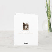 De oude zusters en de kat van het foto leuke kaart (Achterkant)