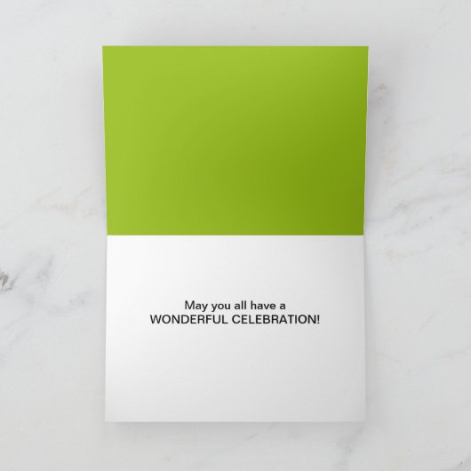 De ouder-Gediplomeerde van gelukwensen op Juist Kaart (Binnen)