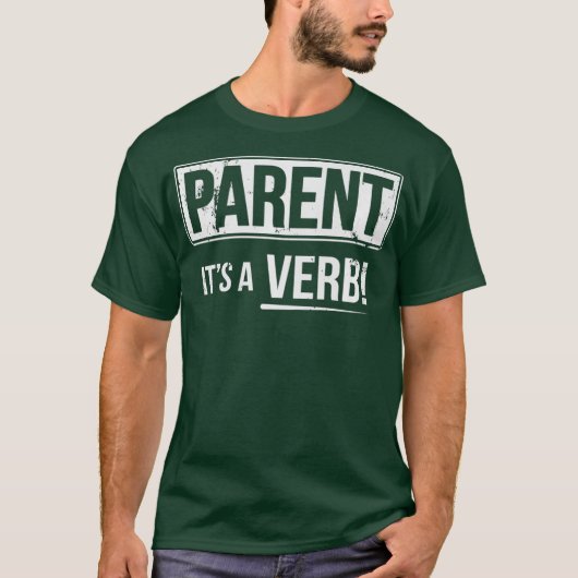 De ouder is een Verb T-shirt (Voorkant)