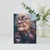 De oudere briefkaart (Staand voorkant)