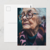 De oudere briefkaart (Voorkant / Achterkant)