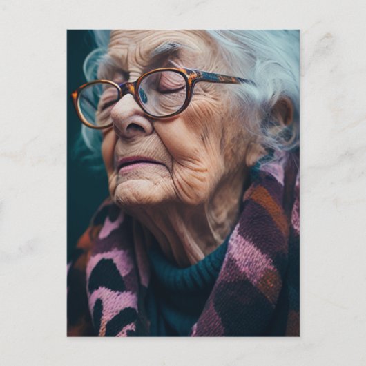 De oudere briefkaart (Voorkant)