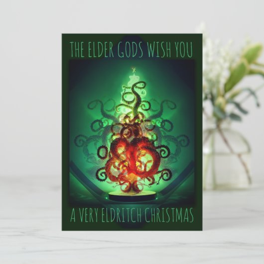 De oudere goden wensen je aankondiging (Staand voorkant)