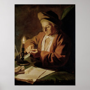 De oudere schrijver poster