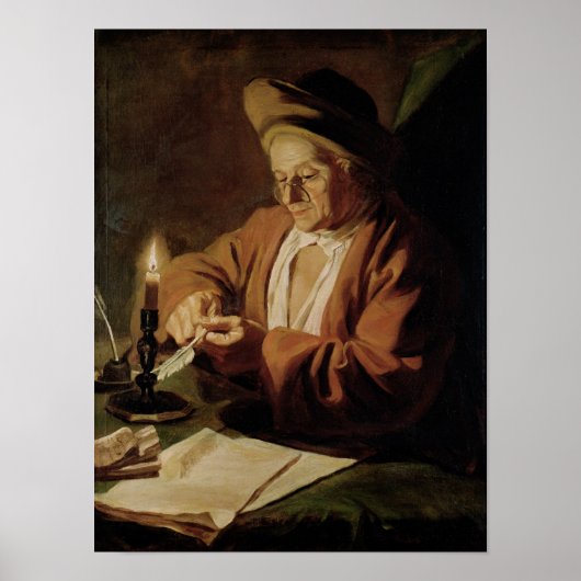 De oudere schrijver poster (Voorkant)