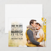 DE OUDERE VINTAGE BEWAART HET DATUM BRIEFKAART (Voorkant / Achterkant)