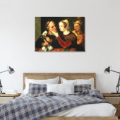 De oudere wordt, de mager wordt canvas afdruk (Insitu (Slaapkamer))