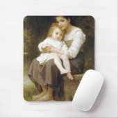 De oudere zus (door William Bouguereau) Muismat (Met muis)
