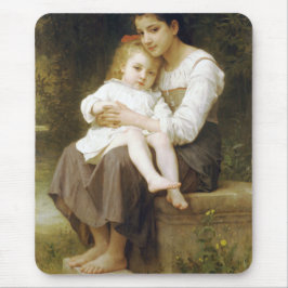De oudere zus (door William Bouguereau) Muismat