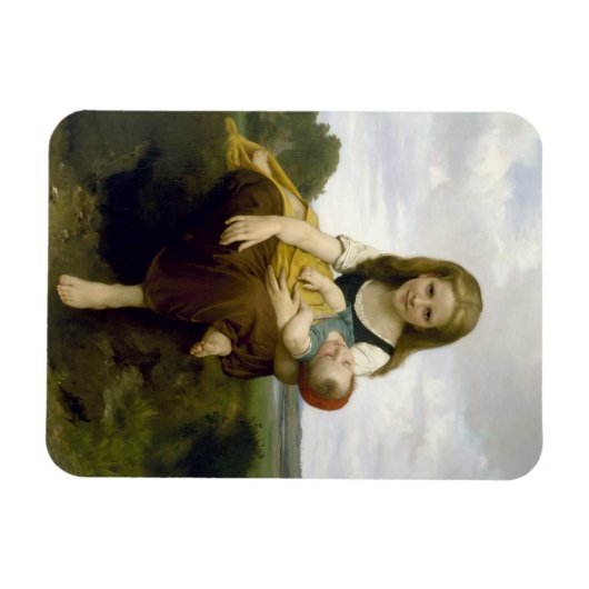 De oudere zus van William-Adolphe Bouguereau Magneet (Horizontaal)