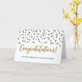 De Ouders van gelukwensen van het Gouden Blauw van Kaart (Gele Bloem)