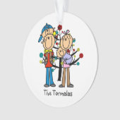 De Ouders van het Cijfer van de kruis, Jongen, Bab Ornament (voorkant)