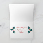 De Ouderwetse Kerstkaart van het Maltese Feestdagen Kaart (Binnen)