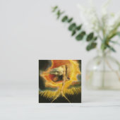 De oudheid van dagen die William Blake schilderen Vierkante Visitekaartje (Staand voorkant)