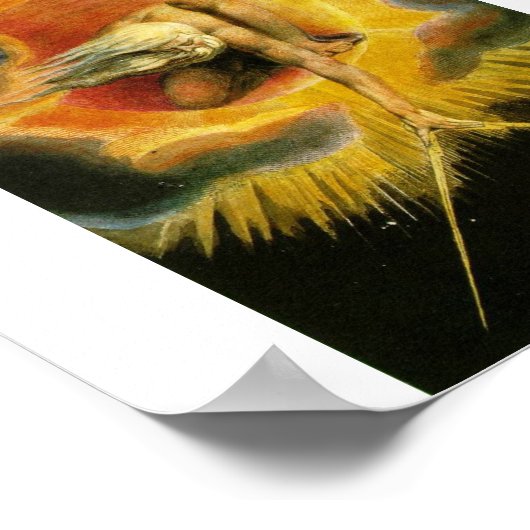 De oudheid van dagen door William Blake Poster (Hoek)