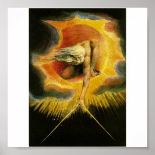 De oudheid van dagen door William Blake Poster