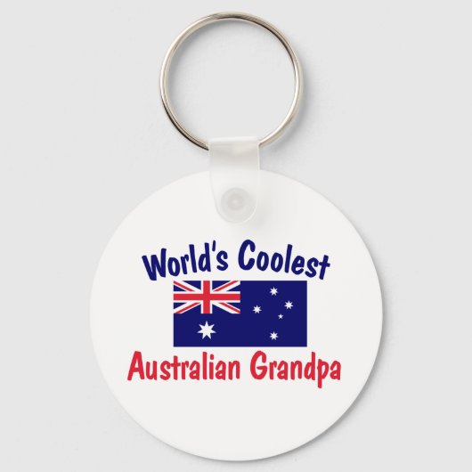 De oudste Australische opa ter wereld Sleutelhanger (Voorkant)