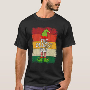 De oudste Elf Matching Group kerstparty Paja T-shirt