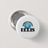 De oudste Ellis ter wereld Ronde Button 3,2 Cm (Voorkant /achterkant)