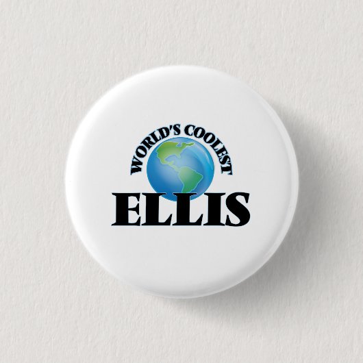 De oudste Ellis ter wereld Ronde Button 3,2 Cm (Voorkant)
