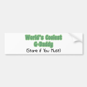 De oudste G-papa ter wereld Bumpersticker