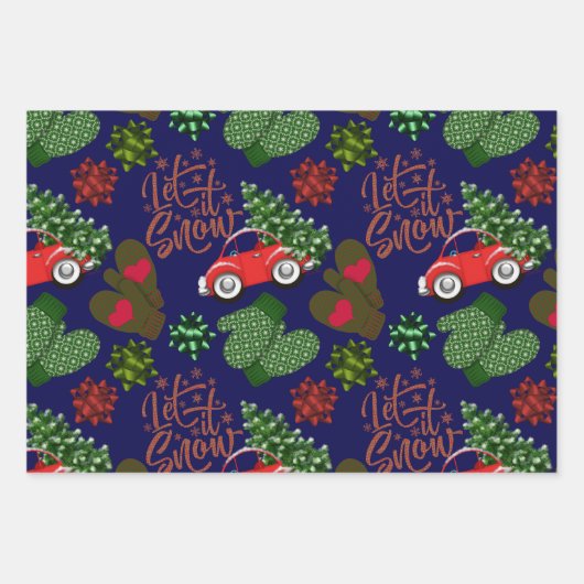 De oudste kerst van de kutst inpakpapier vel (Voorkant 3)