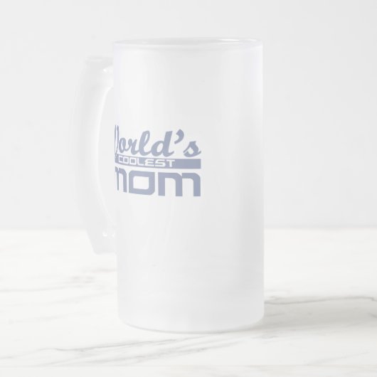 De oudste moeder ter wereld matglas bierpul (Voorkant links)