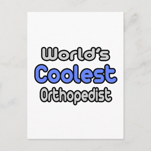 De oudste orthopedist ter wereld briefkaart (Voorkant)