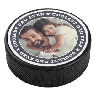 De oudste pap ooit aangepaste foto hockey puck