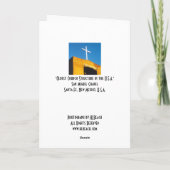 De oudste Structuur van de Kerk in de V.S. Kaart (Achterkant)