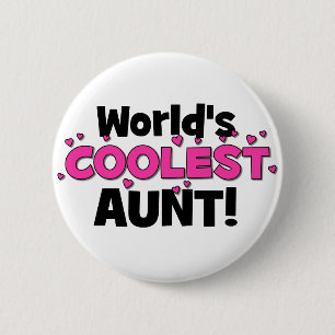 De oudste tante ter wereld. Geweldig cadeau voor Ronde Button 5,7 Cm