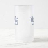 De oudste vader ter wereld matglas bierpul (Center)