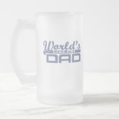 De oudste vader ter wereld matglas bierpul (Links)