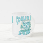 De oudste vader ter wereld matglas koffiemok (Voorkant rechts)